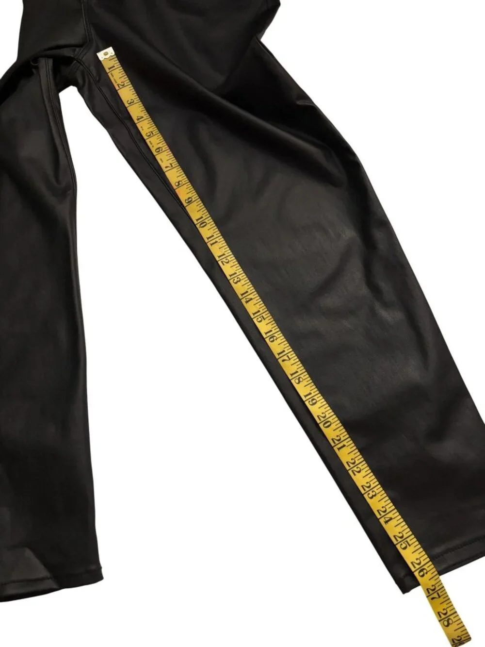 Social Standard By Sanctuary Black Faux Leather Ankle Skinny Pants Size 16 - Picture 7 of 13